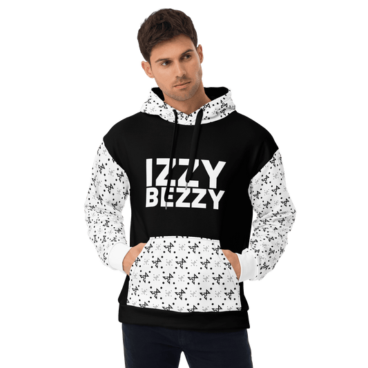 Black Turbulence Hoodie - IZZY & BEZZY