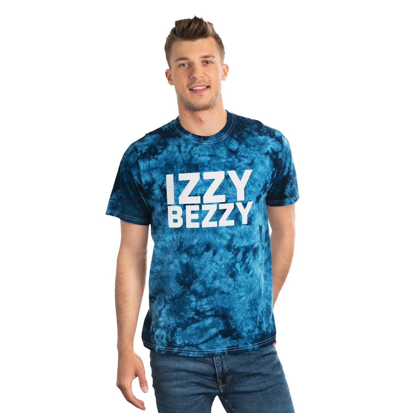 Flow Script Tye-Dye Tee - IZZY & BEZZY