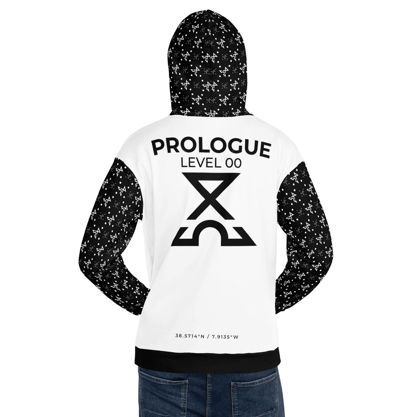 White Turbulence Hoodie - IZZY & BEZZY