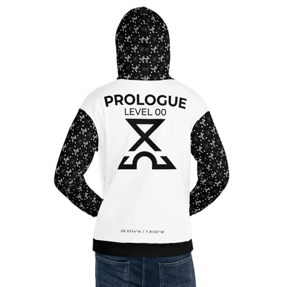 White Turbulence Hoodie - IZZY & BEZZY