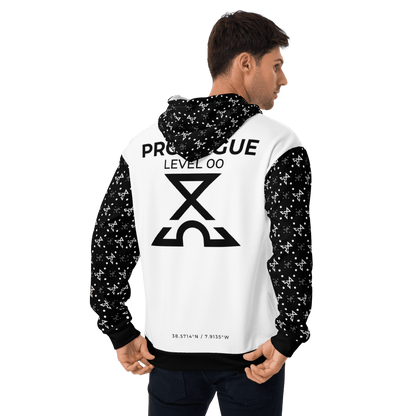White Turbulence Hoodie - IZZY & BEZZY