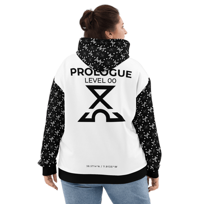 White Turbulence Hoodie - IZZY & BEZZY