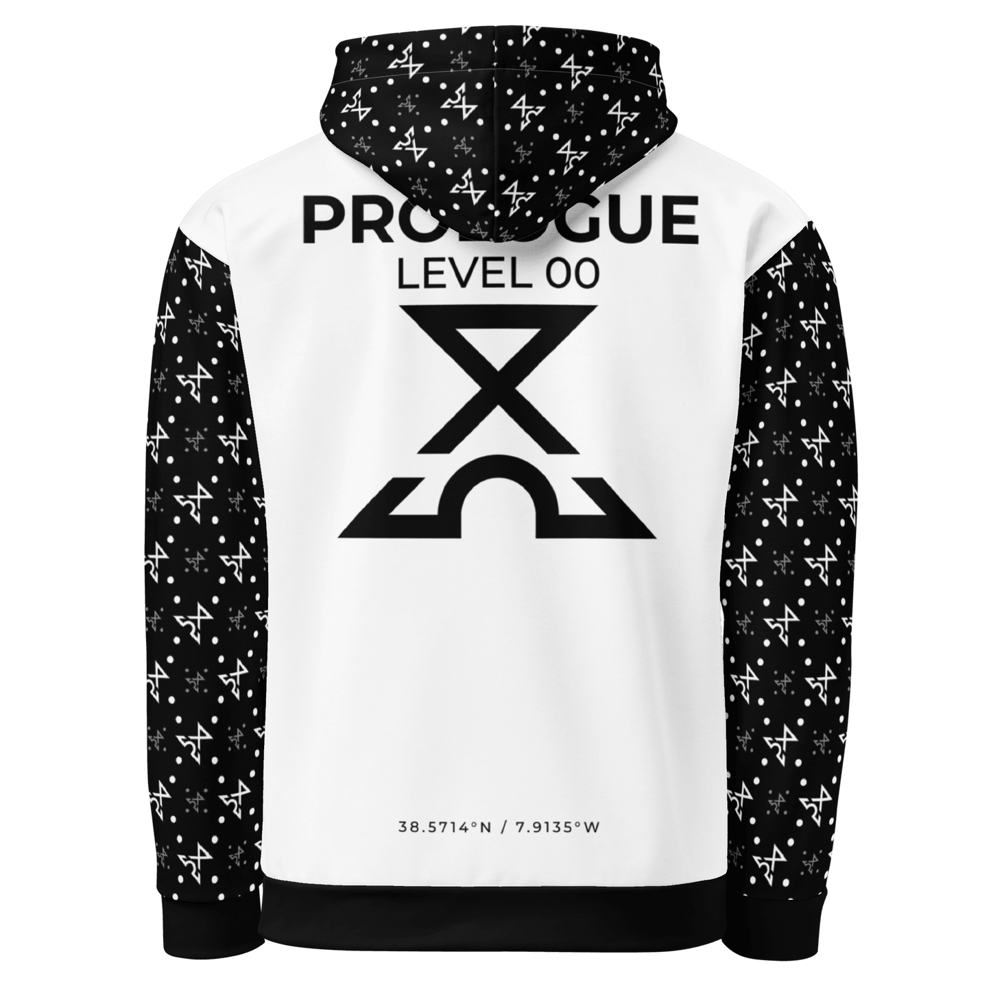 White Turbulence Hoodie - IZZY & BEZZY