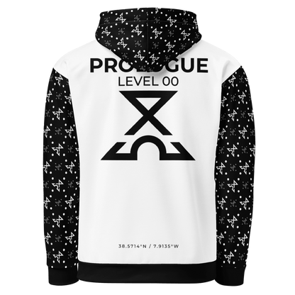 White Turbulence Hoodie - IZZY & BEZZY