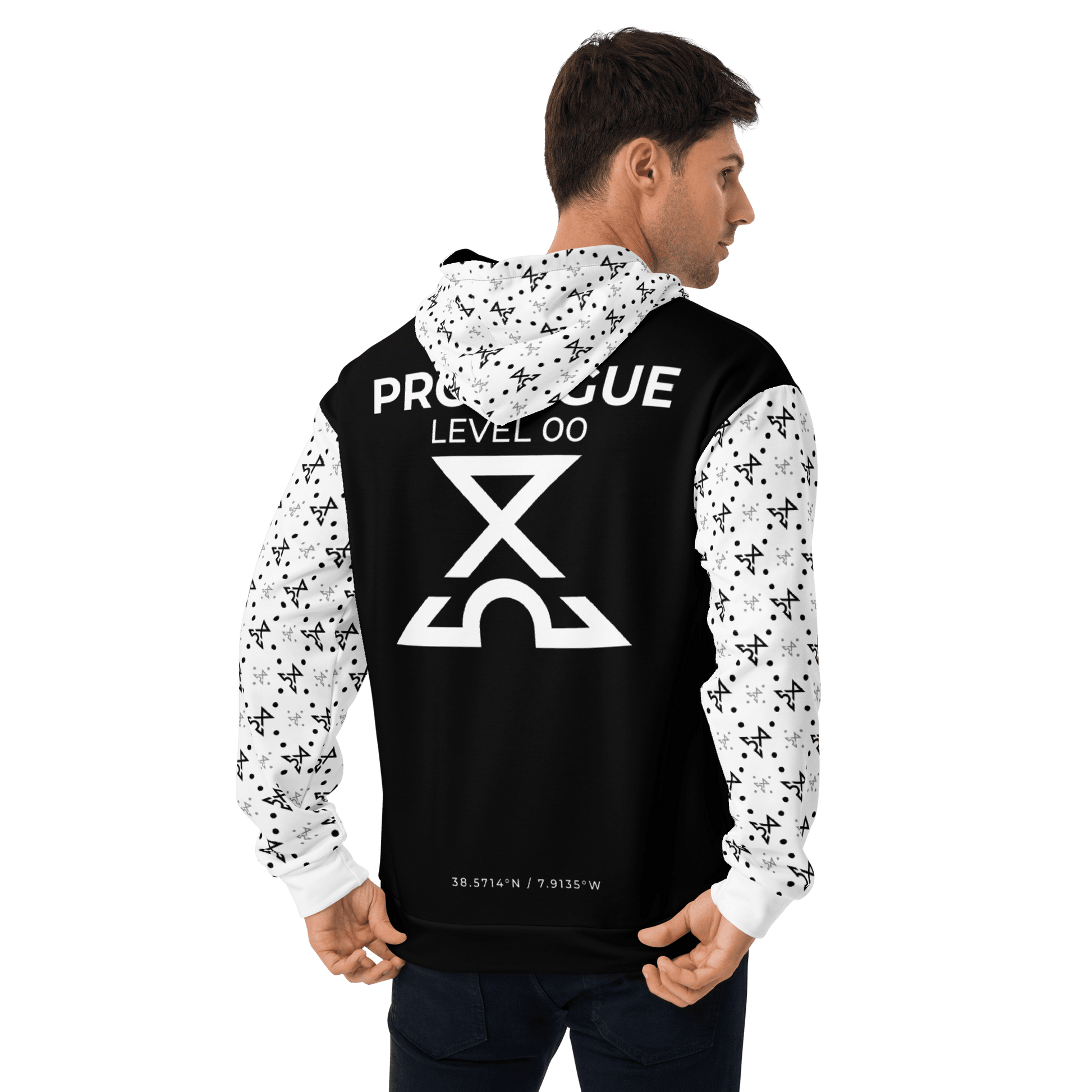 Black Turbulence Hoodie - IZZY & BEZZY
