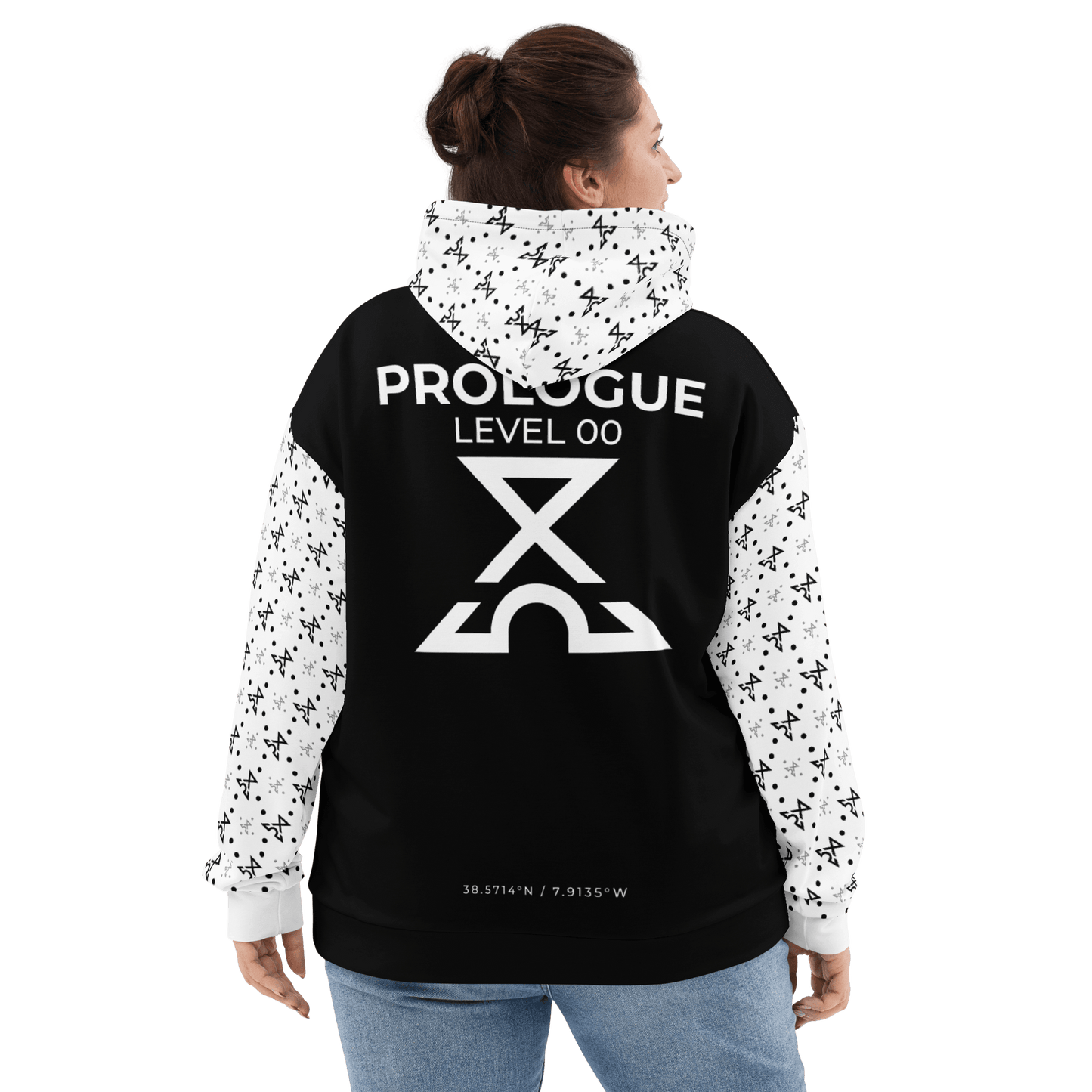 Black Turbulence Hoodie - IZZY & BEZZY