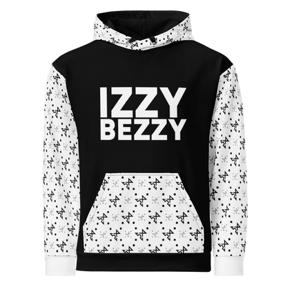 Black Turbulence Hoodie - IZZY & BEZZY