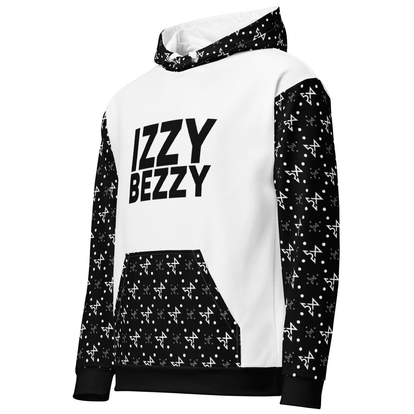 White Turbulence Hoodie - IZZY & BEZZY