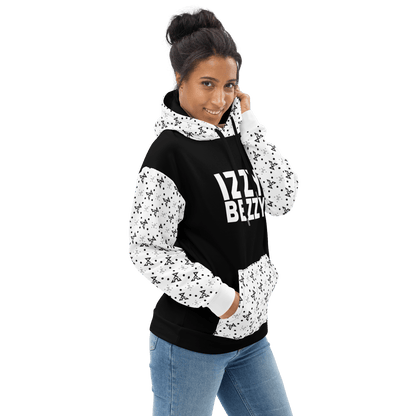 Black Turbulence Hoodie - IZZY & BEZZY
